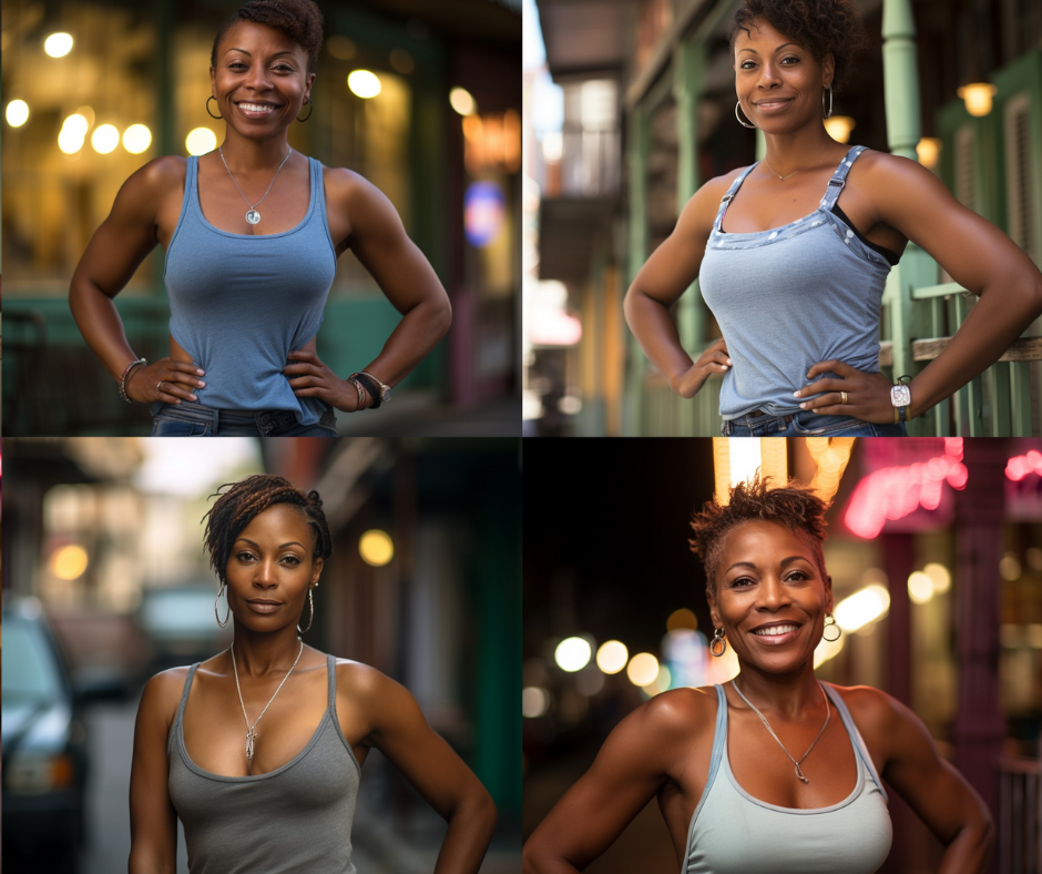 Group collage of black women