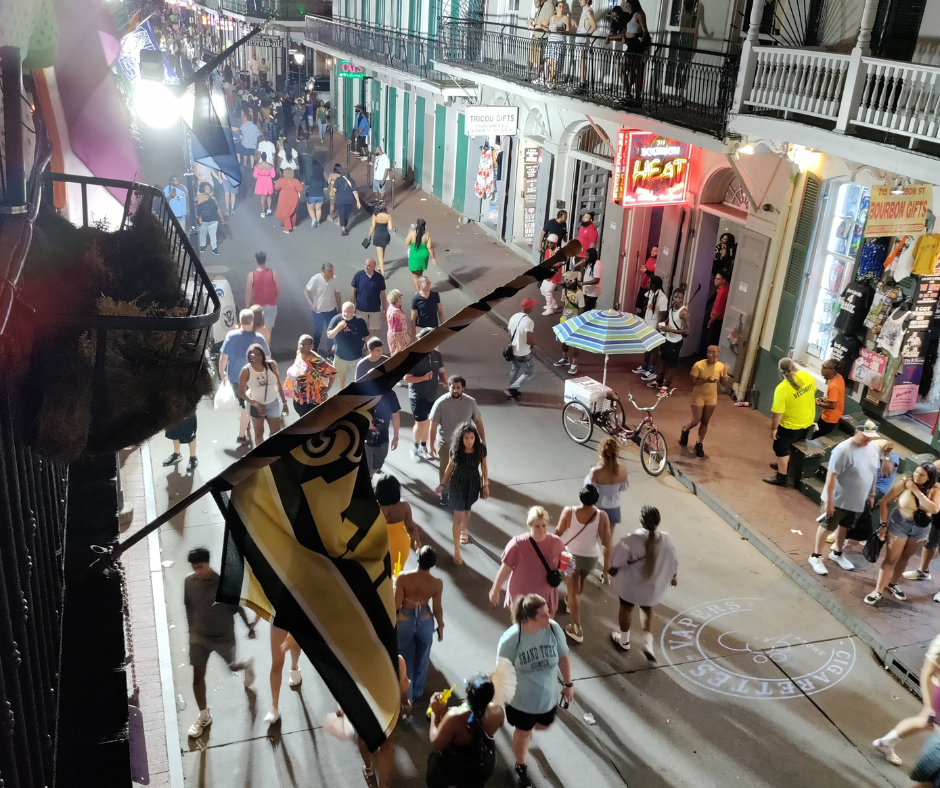 Roof top view of Essence Fest